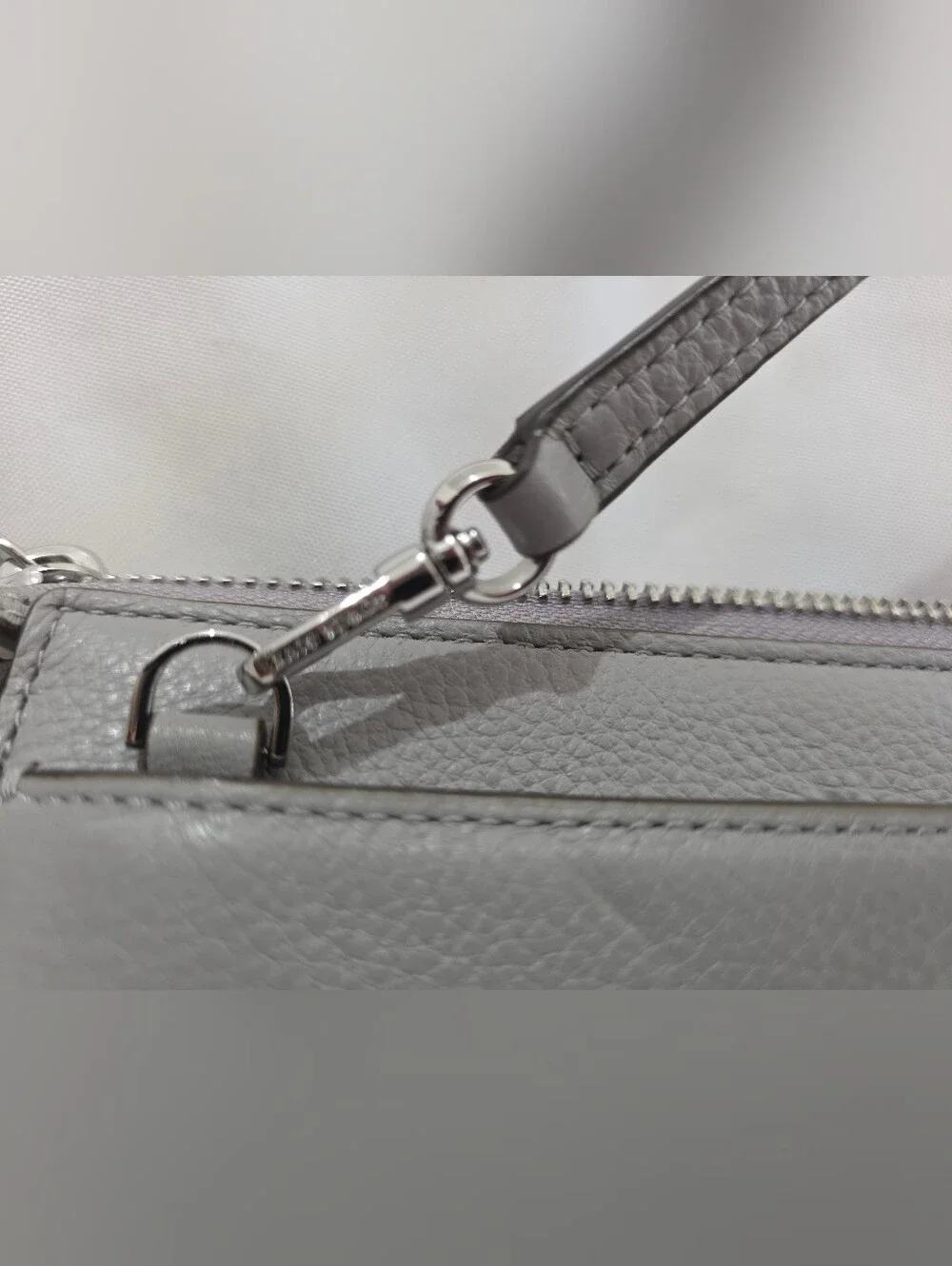 Kate Spade Gray Leather Crossbody WOC